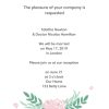 Romantic Bouquet 7x5" (18x13cm) Flat Card set of 20 (gloss cardstock), Card & Stationery square Pink