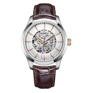 Rotary Skeleton Two-Tone Men's Automatic Watch