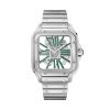 Santos watch, skeleton, large model, Manufacture mechanical movement with manual winding