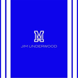 School Monogram 8x9" Personalised Mouse Mat (20x23cm), Gifts Blue