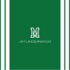 School Monogram 8x9" Personalised Mouse Mat (20x23cm), Gifts Green