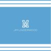 School Monogram 8x9" Personalised Mouse Mat (20x23cm), Gifts Light Blue