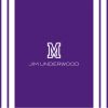School Monogram 8x9" Personalised Mouse Mat (20x23cm), Gifts Purple