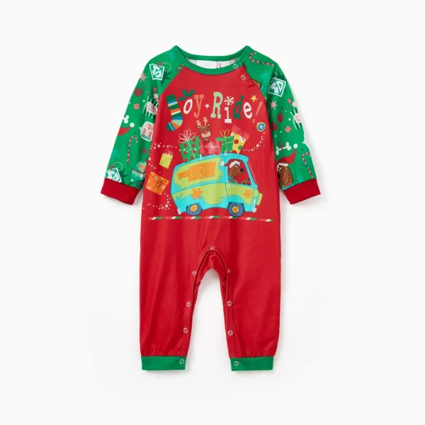 Scooby-Doo Family Matching Christmas Gift Pattern Pajama Set (Flame Resistant)