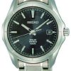 Seiko Solar Titanium Black Dial Men's Watch SNE141P1