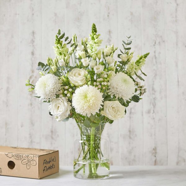 Send Flowers with Beautiful White Roses & Blooms Online - Next Day Delivery Flowers - Includes Free Personalisable Gift Card