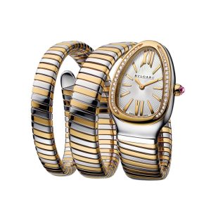 Serpenti Tubogas 35mm Ladies Watch White