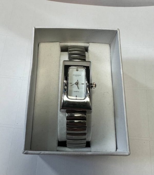 Sherrer Paris Silver Quartz Watch