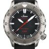 Sinn Watch U200 - EZM 8 Silicon - Black