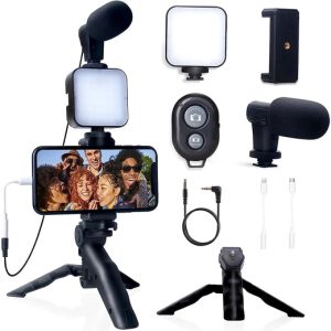 Smartphone Vlogging Kit With Microphone | Wowcher