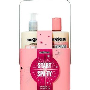 Soap & Glory Start the Spa-ty Body Wash & Lotion Duo Full-Size Gift Set