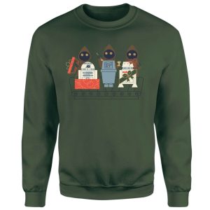 Star Wars A Jawas Gift Christmas Jumper - Green - M