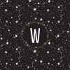 Stellar Night Personalised Beach Towel, Gifts Black