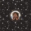 Stellar Night Personalised Beach Towel, Gifts Black