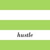 Stripe Italics Personalised Travel Mug 16oz (473ml), Gifts Green