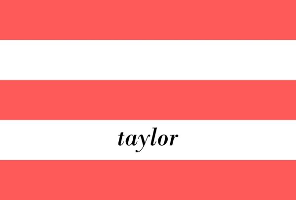 Stripe Italics Personalised Travel Mug 16oz (473ml), Gifts Red