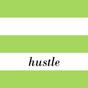 Stripe Italics Personalised Water Bottle, 18oz (500ml), Gifts Green