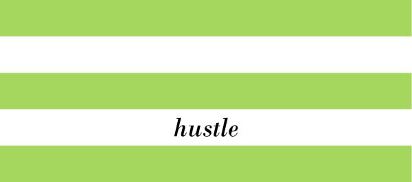 Stripe Italics Personalised Water Bottle, 18oz (500ml), Gifts Green