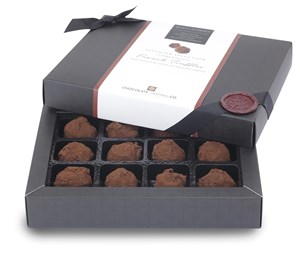 Superior Selection, French Chocolate Truffles Gift Box - 24 Box