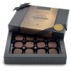 Superior Selection, High Cocoa, Dark Chocolate Ganaches Gift Box - Personalised 18 Box
