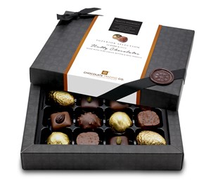 Superior Selection, Nutty Selection Chocolate Gift Box - 18 Box