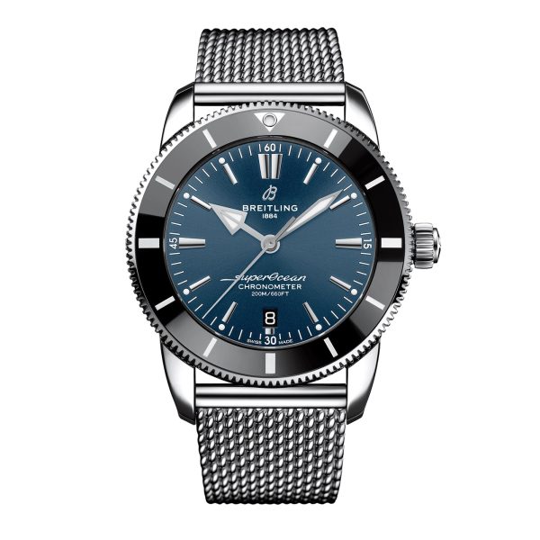 Superocean Heritage B20 Automatic 44mm UK Exclusive Mens Watch Blue Stainless Steel