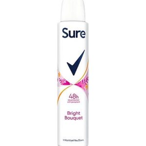 Sure Bright Bouquet deodorant for women Anti-Perspirant Aerosol for 48-hour sweat and odour protection 200ml