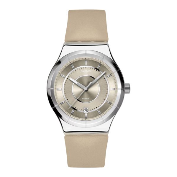 Swatch Mocha Dream Unisex Champagne Dial Watch YIS434