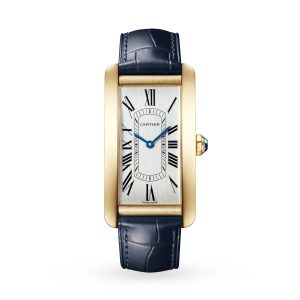 Tank Américaine Watch, Large Model, Automatic Movement, Yellow Gold