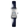 Tank Américaine Watch, Mini Model, Quartz Movement, Steel, Leather