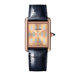 Tank Louis Cartier watch, large model, Manufacture mechanical movement with manual winding.