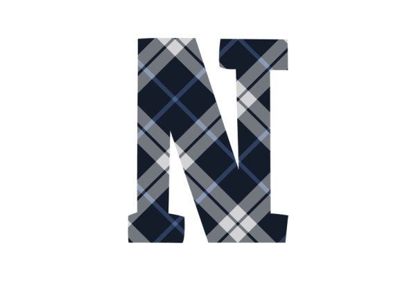 Tartan Letter Personalised Travel Mug 16oz (473ml), Gifts Black