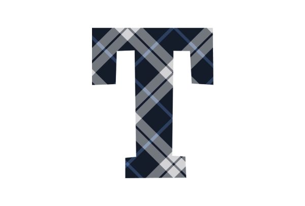 Tartan Letter Personalised Travel Mug 16oz (473ml), Gifts Black