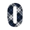 Tartan Letter Personalised Water Bottle, 18oz (500ml), Gifts Black