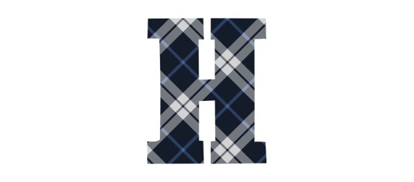 Tartan Letter Personalised Water Bottle, 18oz (500ml), Gifts Black