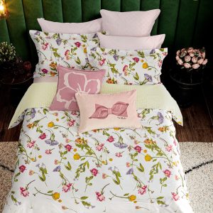 Ted Baker Pure Cotton Scattered Bouquet Bedding Set - 6FT - Multi, Multi