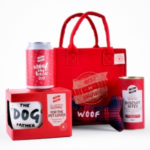 The Dog Father Hamper Gift Bag - Satisfy Your Dog's Sweet Tooth With Our Peanut Butter & Jelly Biscuit Bites