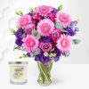 The September Bouquet with Candle