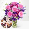 The September Bouquet with Premium Belgian Chocolates
