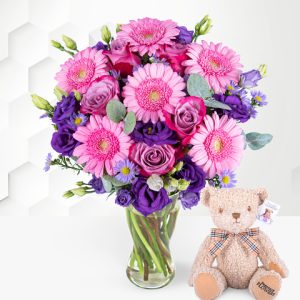 The September Bouquet with Teddy