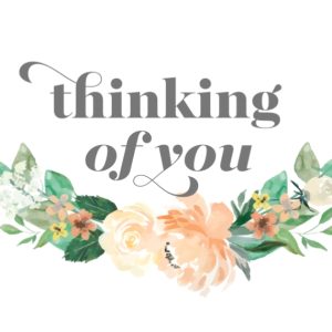 Thoughtful Bouquet 7x5" (18x13cm) Folded Greeting Cards, Card & Stationery Multi