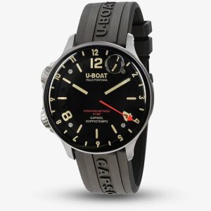 U-BOAT Mens Capsoil Doppio Black Dial Watch 8769