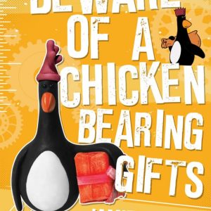 Wallace And Gromit Chicken Bearing Gifts Funny Christmas Card