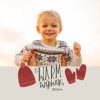 Warm Wishes Personalised Christmas Bauble, Gifts White