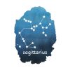 Watercolor Constellations Personalised Travel Mug 16oz (473ml), Gifts Blue