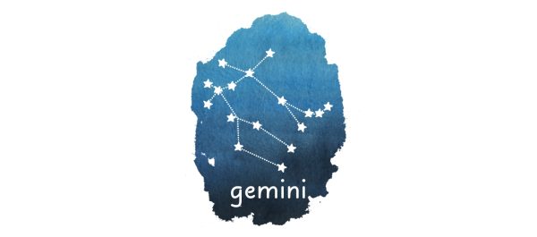 Watercolour Constellations Personalised Water Bottle, 18oz (500ml), Gifts Blue