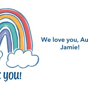 Watercolour Rainbow Personalised Plant Pot, Gifts Multi
