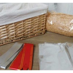 Wicker Hamper Basket With Liner | Wowcher