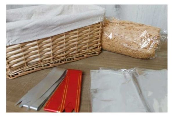 Wicker Hamper Basket With Liner | Wowcher