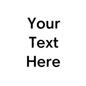 Your Text Here Personalised Pint Glass, Gifts Black